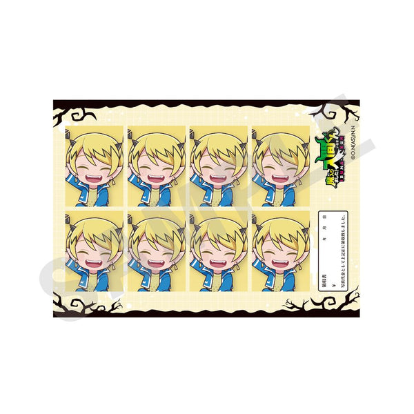 『魔入りました!入間くん』証明写真風ステッカー シャックス・リード